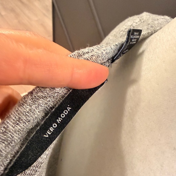 Vero Moda Heather Gray Long Sleeve Dress - Picture 6 of 7